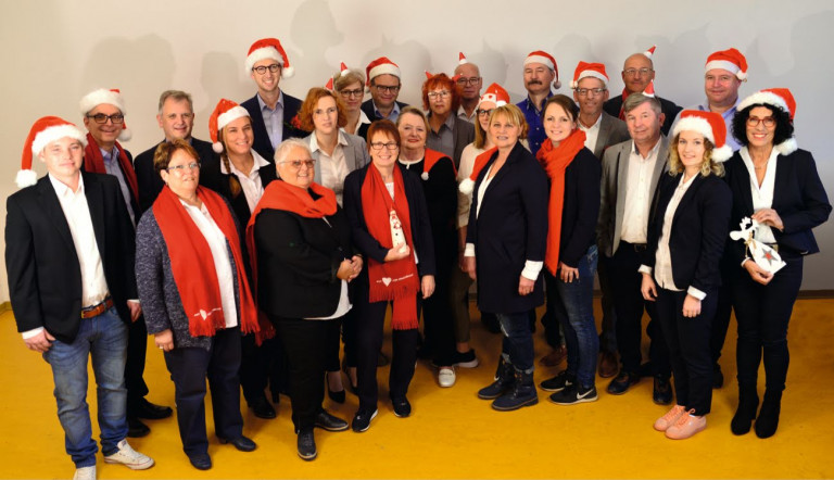 Gruppenfoto Kandidaten Weihnachen